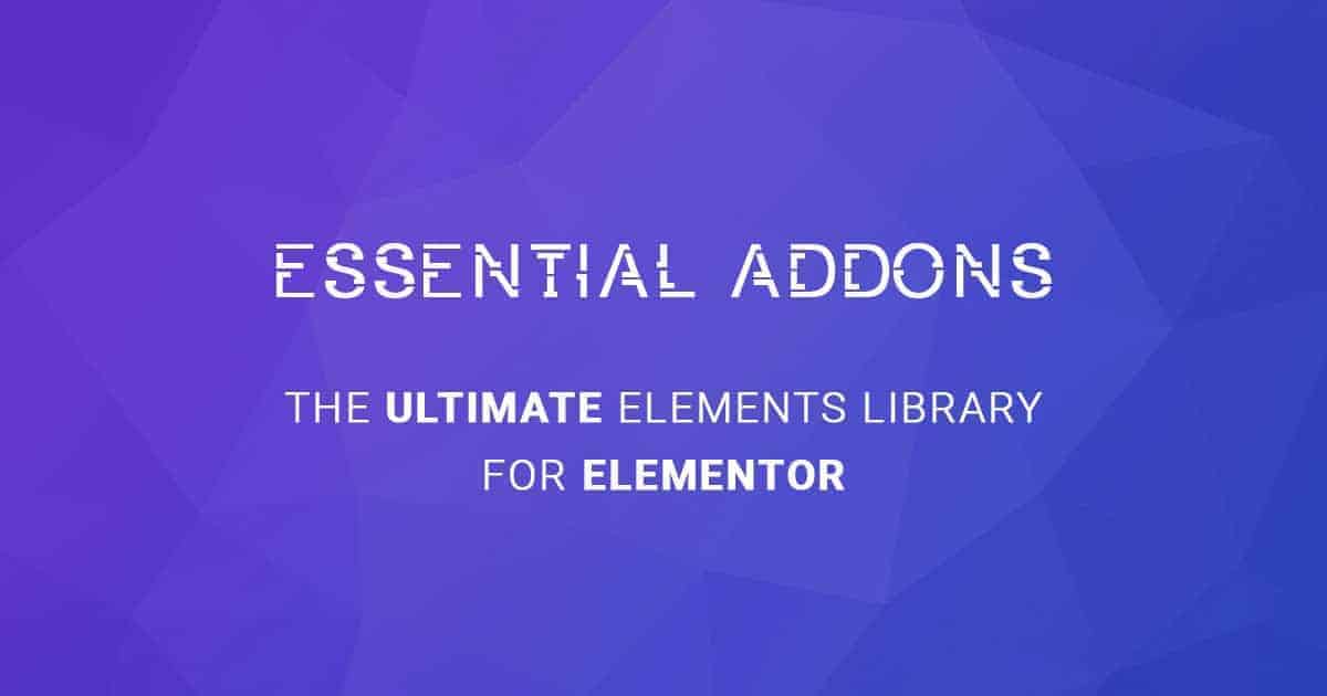 Essential Addons For Elementor 40%
