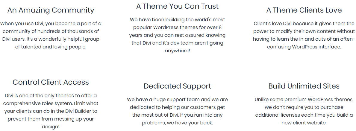 Divi WordPress Theme Features