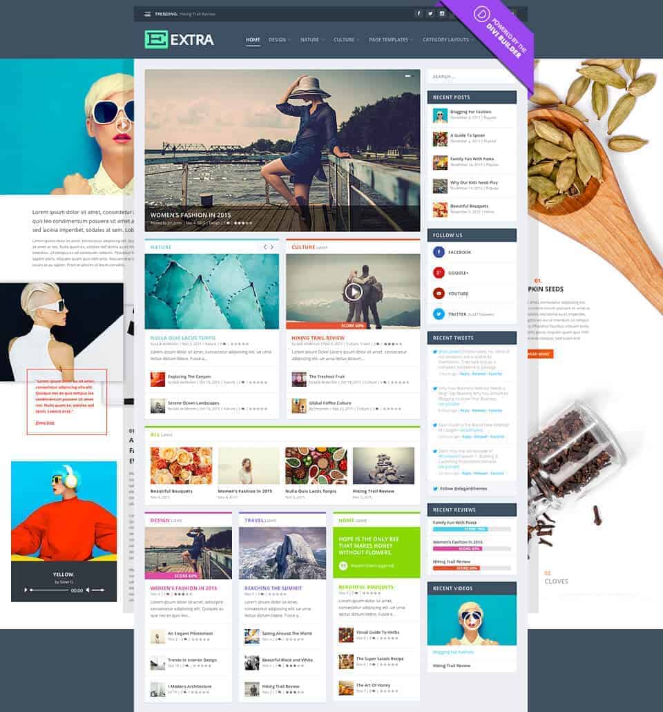 Extra Theme by Elegant themes