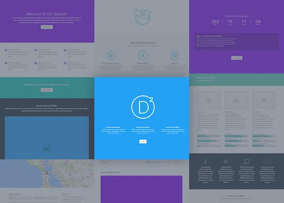 Premade Layouts for Divi WordPress Theme