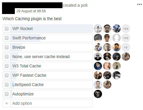 Which Caching plugin is the best