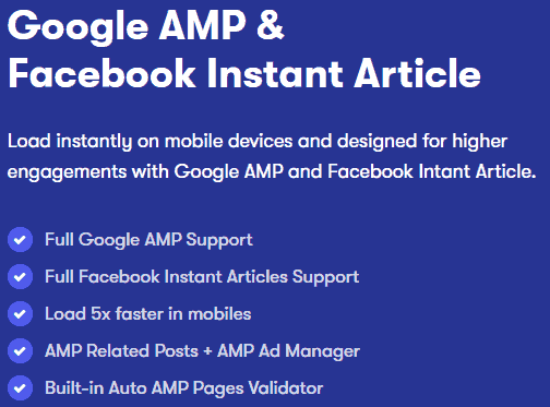 Publisher WP Theme AMP Supported