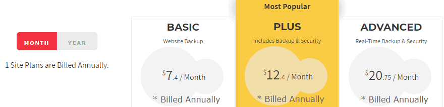 1 Site Plans are Billed Annually