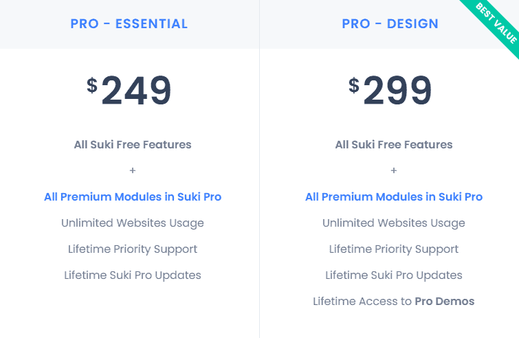 Suki Pro LifeTime Pricing