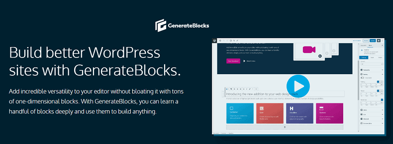 GenerateBlocks - Build better WordPress sites