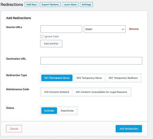 Rank Math PRO Redirection-Manager